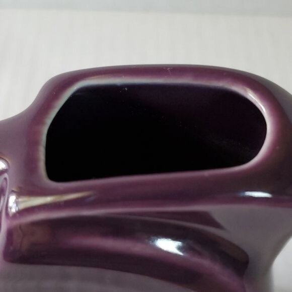 Fiestaware Fiesta CERAMIC Small Mini Disk Pitcher CARAFE Mulberry Purple 5 OZ - Picture 10 of 15